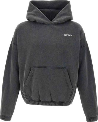 SATISFY Sweatshirt With Hood And Logo