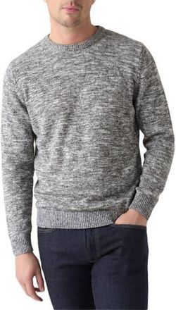 Robert Talbott Robbins Linen Silk Crewneck Sweater in Gray at Nordstrom, Size X-Large