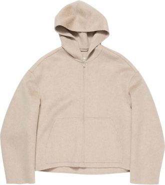 Acne Studios Felpa con cappuccio e zip - Toni neutri