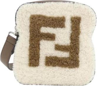Fendi Pre-owned Cross Body Bags, female, Beige, Size: ONE SIZE Pre-owned Vintage Shoulder Bag