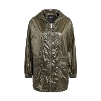 Herno Parkas, female, Green, Size: M Short Parka