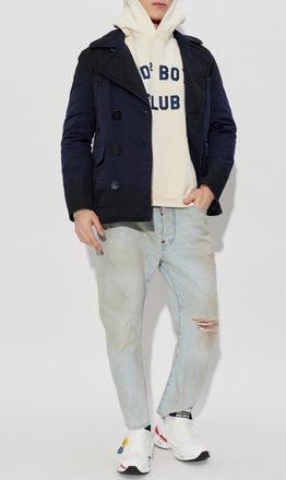 Dsquared2 Sweatshirt With Patch, Mens, Cream