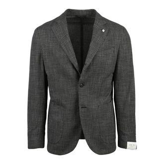 L.B.M. 1911 Blazers, male, Gray, Size: XL Giacca Stondata