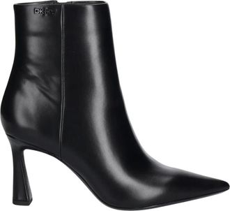 DKNY Dkny - Caryann Enkellaars met hak - Dames - Schoenen - Zwart - Maat: 40 EU Leer
