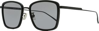 Bottega Veneta BV1008SK Square Metal and Acetate Sunglasses - Black