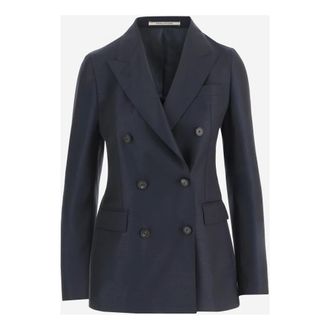 Tagliatore Jassen, Dames, Blauw, 3Xl, Wol, Parigi Jacket
