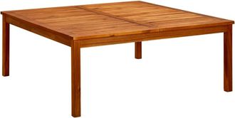 vidaXL Vidaxl - Mesa De Centro De Jard&iacute;n Madera Maciza De Acacia 110x110x45 Cm