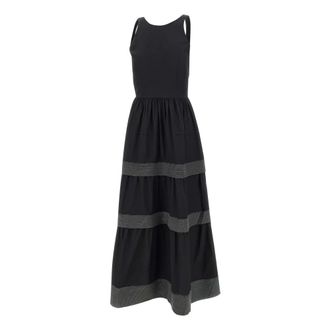 HUGO BOSS Hugo, Maxi Dresses, female, Black, Size: 2XL Dedil Dress