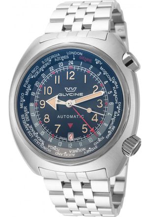 Glycine GL0311 Mens Airman Watch - Silver - One Size