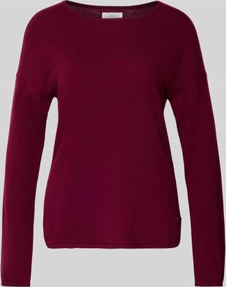Fynch-Hatton Fynch-Hatton Strickpullover aus reinem Kaschmir mit Rundhalsausschnitt in Bordeaux, Größe XXL