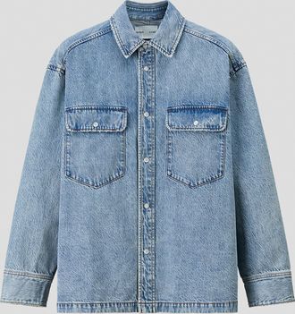 H&M Jeanshemd in Regular Fit - Blue