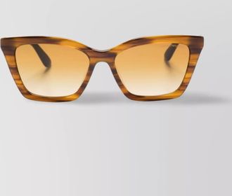 Emporio Armani square gradient sunglasses tortoiseshell frame