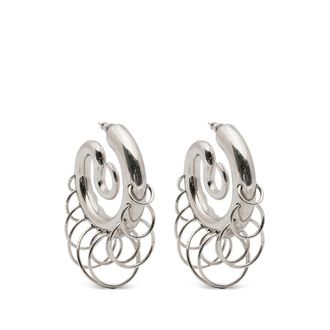 Panconesi Medium Pierced-serpent Hoop Earrings