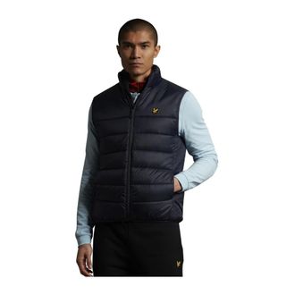 Lyle & Scott Licht Gevuld Gilet - Heren - Jassen - Blauw - Maat: XS