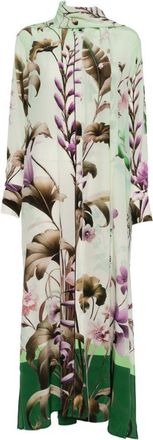 F.R.S. F. R.S. Womens Printed Silk Dress