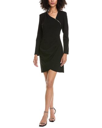 The Kooples Asymmetrical Zipper Mini Dress
