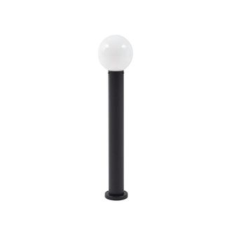 Lindby L&aacute;mpara para exterior de vidrio blanco