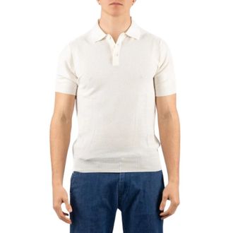 Gran Sasso Polo Shirts, male, White, Size: 2XL Polo Shirt