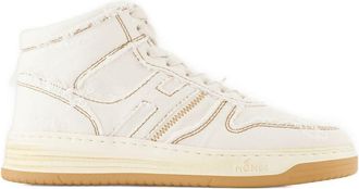 Hogan Womens H630 Sneaker Beige Leather