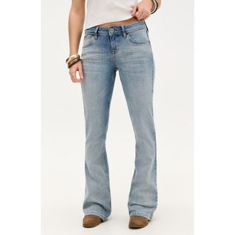BDG Brooke Low Rise Flare Jeans in Light Vintage at Nordstrom, Size 25 X 32
