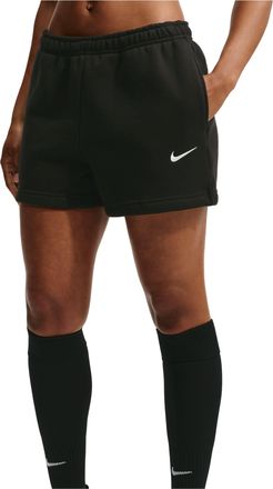 Nike (WMNS) Nike Studio Fleece Medium Mid-Rise Shorts Total Black Sail IR8313-001