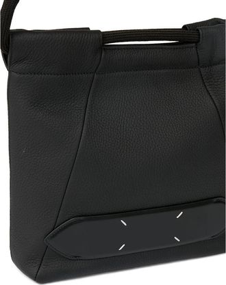 Maison Margiela Grained Leather Shoulder Bag - Black
