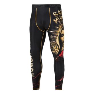 OEM Leggings Deportivos Santa Muerte Para Hombre, Talla Xl, Color Negro