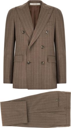 Tagliatore Virgin Wool Two-Piece Mens Suit