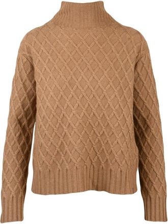 Max Mara Truien & Vesten, Dames, Bruin, S, Moli Lupetto