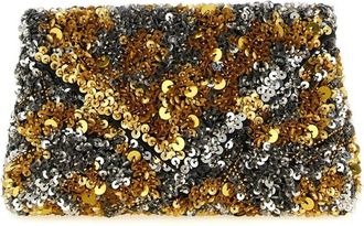 Dries Van Noten Embellished Envelope Clutch