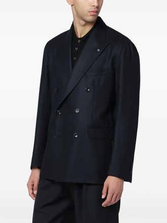 Tagliatore double-breasted blazer - Black