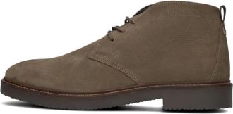 Mazzeltov Taupe Nubuck Veterschoenen Hudson - Heren - Veterlaarzen - Groen - 44 EU - Schoenen