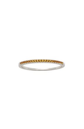 Made by Mary Birthstone Stacking Ring in Silver November at Nordstrom, Size 10