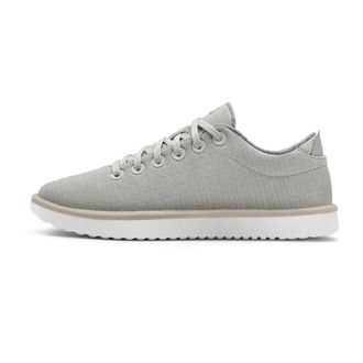 Allbirds Womens Allbirds Wool Piper Woven Sneakers Pewter Gray Lace Up Shoes ZAP1261