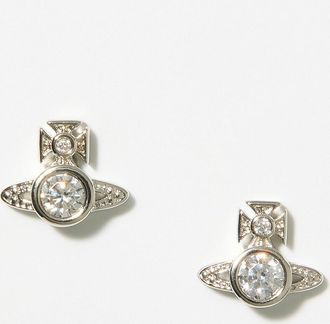 Vivienne Westwood Womens London zirconia orb earrings