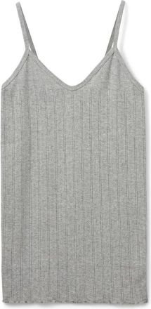Sofie Schnoor Elegante Faunasw Top Grijs Mel - Dames - Tops zonder mouwen - Grijs - M - Katoen - Tops
