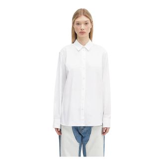 Anine Bing Shirt - Dames - Blouses & Shirts - Wit - Maat: XS Katoen