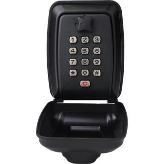 OEM Boite A Clefs - Acier Renforc&eacute; Zinc Alliage - Etanche Ip65 - Pour Murs Portes Garages Ext&eacute;rieurs - Code 12 Chiffres Reinitialisable - Noir - 121 X 95 