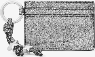 Michael Kors Jet Set Metallic Leather Card Case With Charms