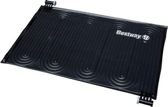 Bestway Alfombra Solar Calefactora Negra 171x110 Cm