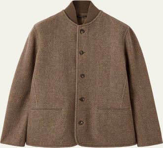 Loro Piana Mens Wish Wool and Cashmere Chilton Jacket