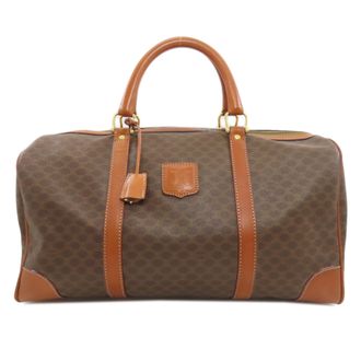 Celine Brown Pvc Boston Bag (Pre-Owned)