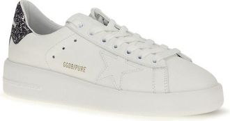 Golden Goose Womens White Calf Leather Bos Taurus Low Top Sneakers