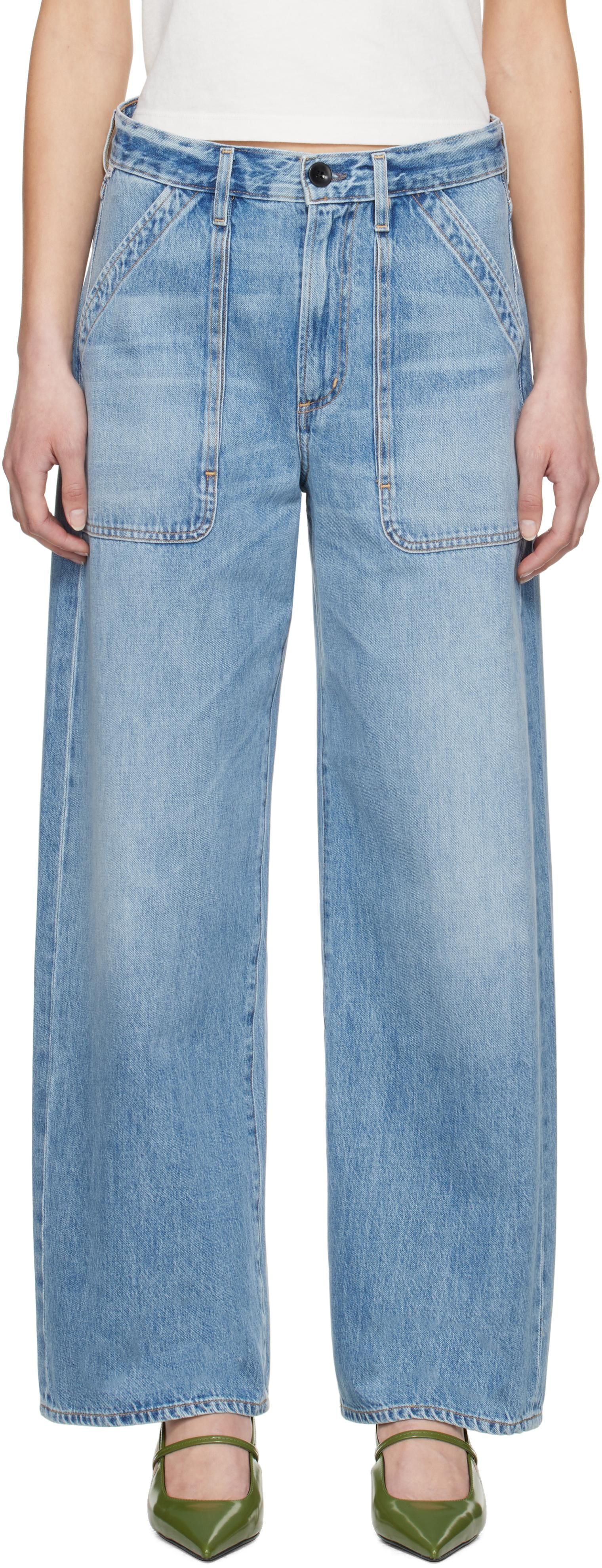 デニム・ジーパン DOLCE & GABBANA Woman Jeans Denim FTCZADG8JU6 S9001 Denim jeans with ripped details and appliqués in Multicolor