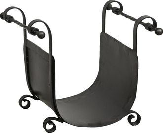 Biscottini International Biscottini - Revistero De Hierro Forjado, Acabado En Negro (cm: 45 X 44 X 38)