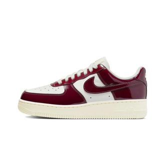 Nike Fitness, Dames, Rood, 42 EU, Leer, Air Force 1 Low Patent