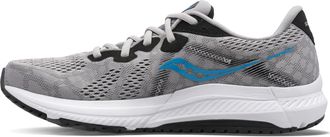 Saucony Mens Omni 20 Running Shoe, Alloy/Topaz, 10