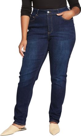 Universal Standard Joni Curve High Waist Slim Jeans in Midnight Blue at Nordstrom, Size 18 X 32