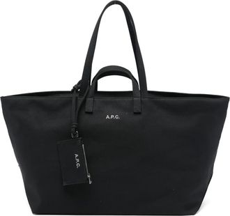 A.P.C. Le Drummer Toile shopper - Zwart