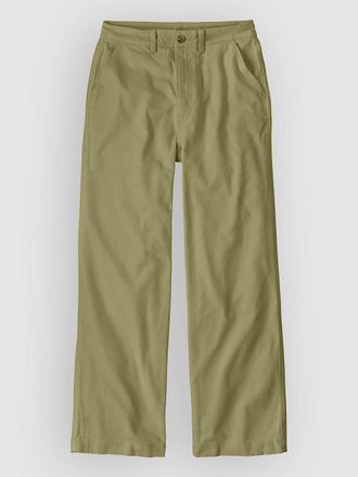 Patagonia Point Reyes Canvas Wide Leg Hose gr&uuml;n